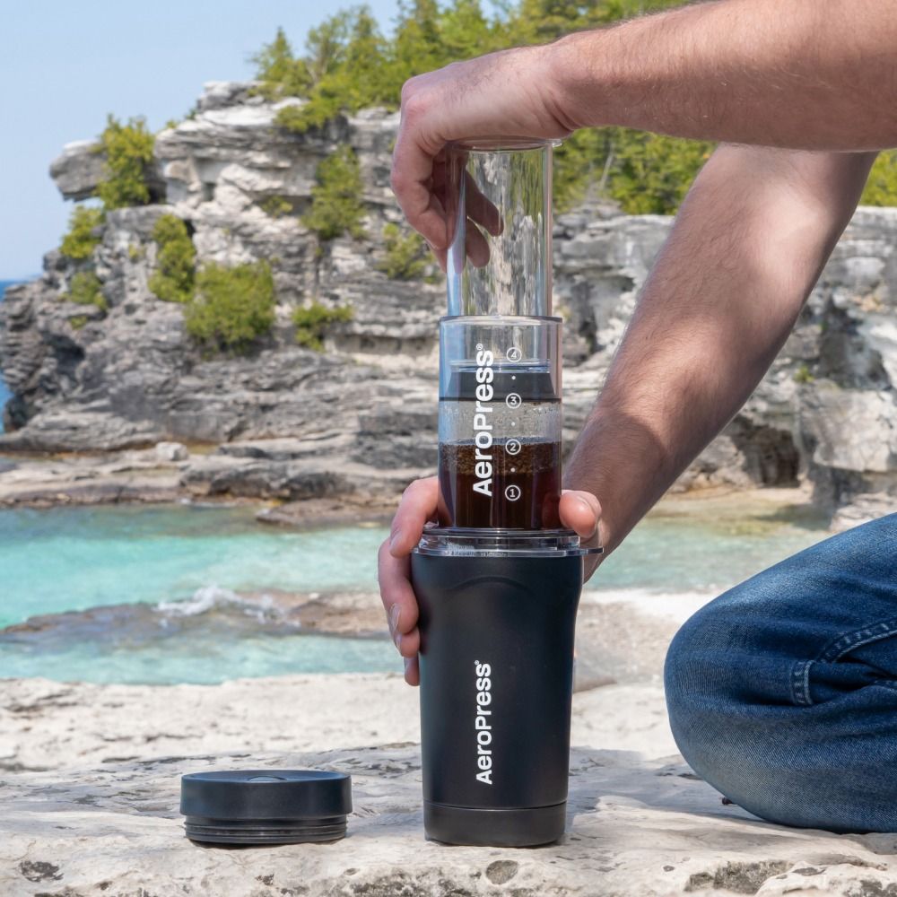 AeroPress Go Plus Travel Coffee Press Black AeroPress Go Plus Travel Coffee Press Black