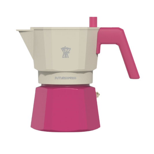Pezzetti Future Express Stove Top Coffee Maker - Pink
