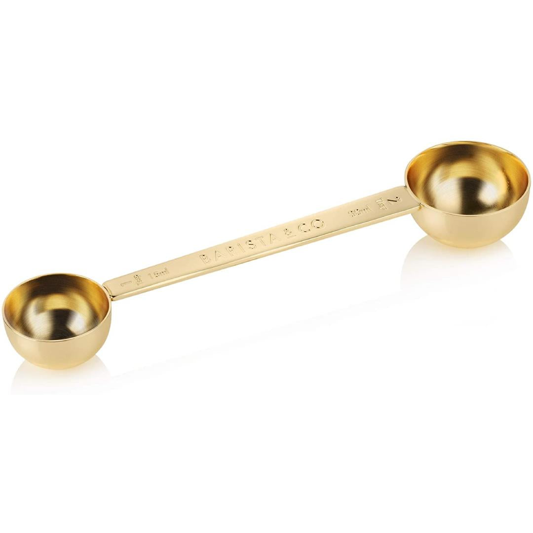 Barista & Co Stainless Steel Coffee Measuring Spoon - Gold Barista & Co Stainless Steel Coffee Measuring Spoon - Gold