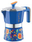 Pedrini Frida Kahlo 6-Cup Coffee Maker - Blue