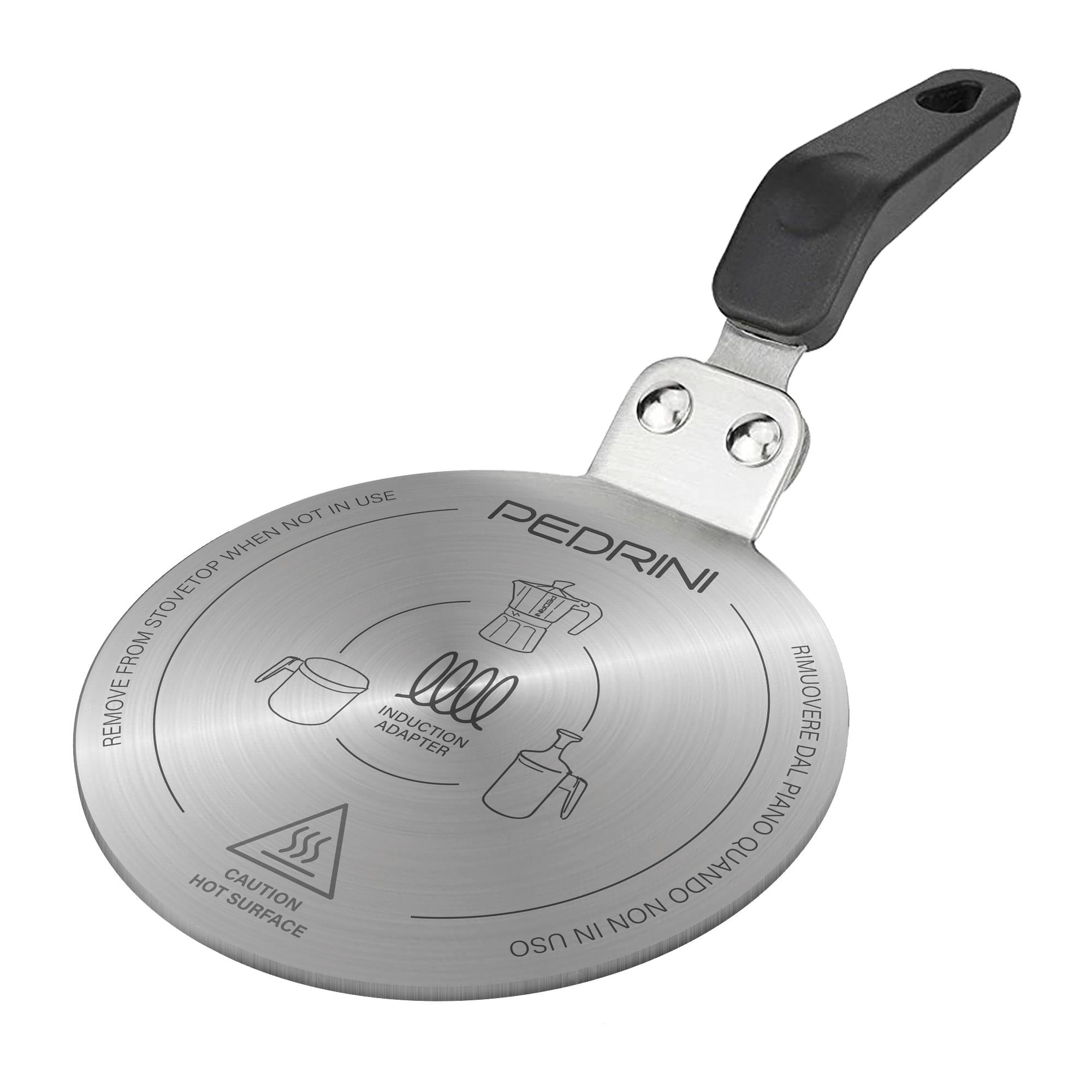 Pedrini Stainless Steel Induction Hob Adapter - 13cm Pedrini Stainless Steel Induction Hob Adapter - 13cm