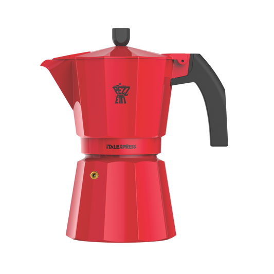 Pezzetti Ital Express Stove Top Coffee Maker - Red