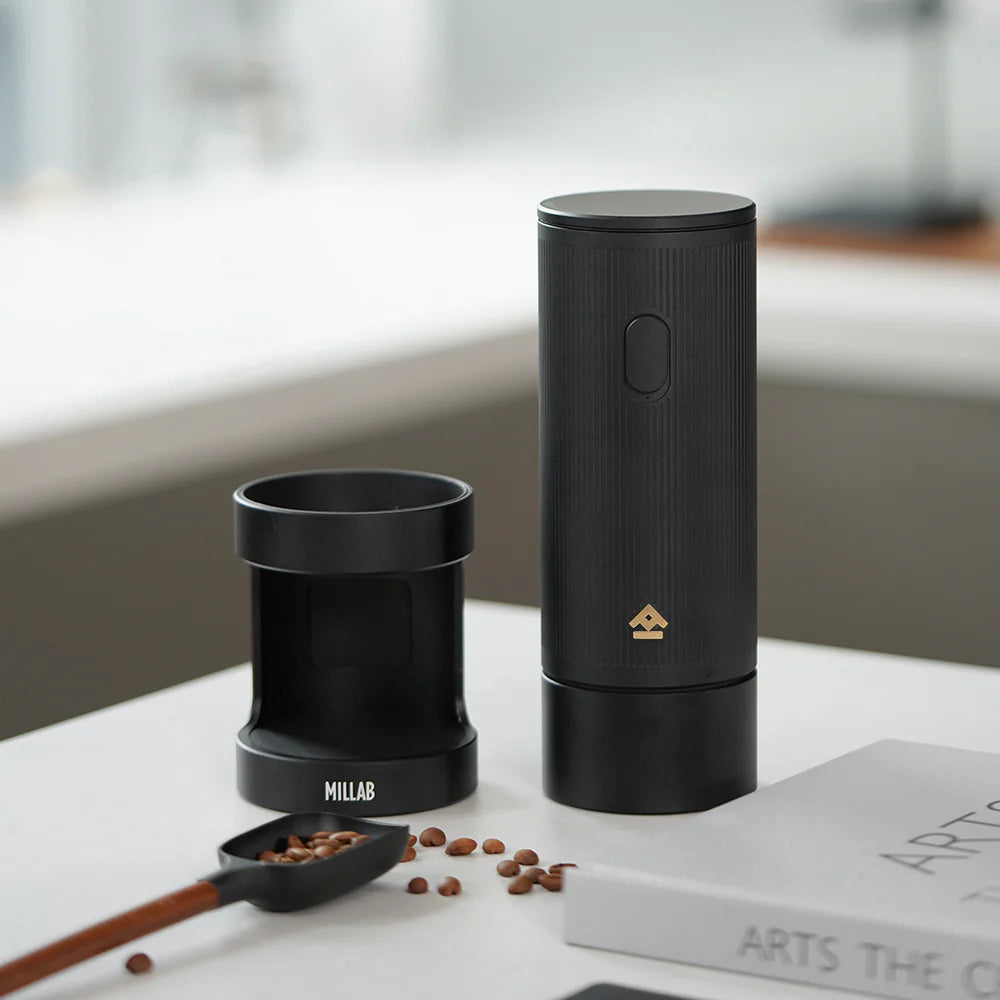 Grinders-Millab E01 Rechargeable Coffee Grinder - Matt Black-Armchair Barista