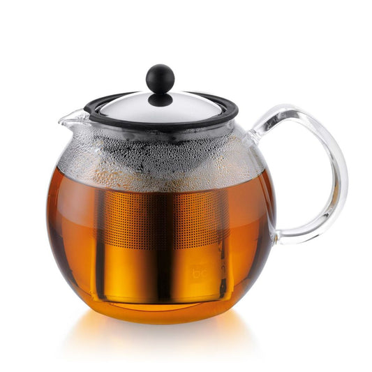 Bodum Assam Tea Press Stainless Steel Filter 1.5L - Chrome