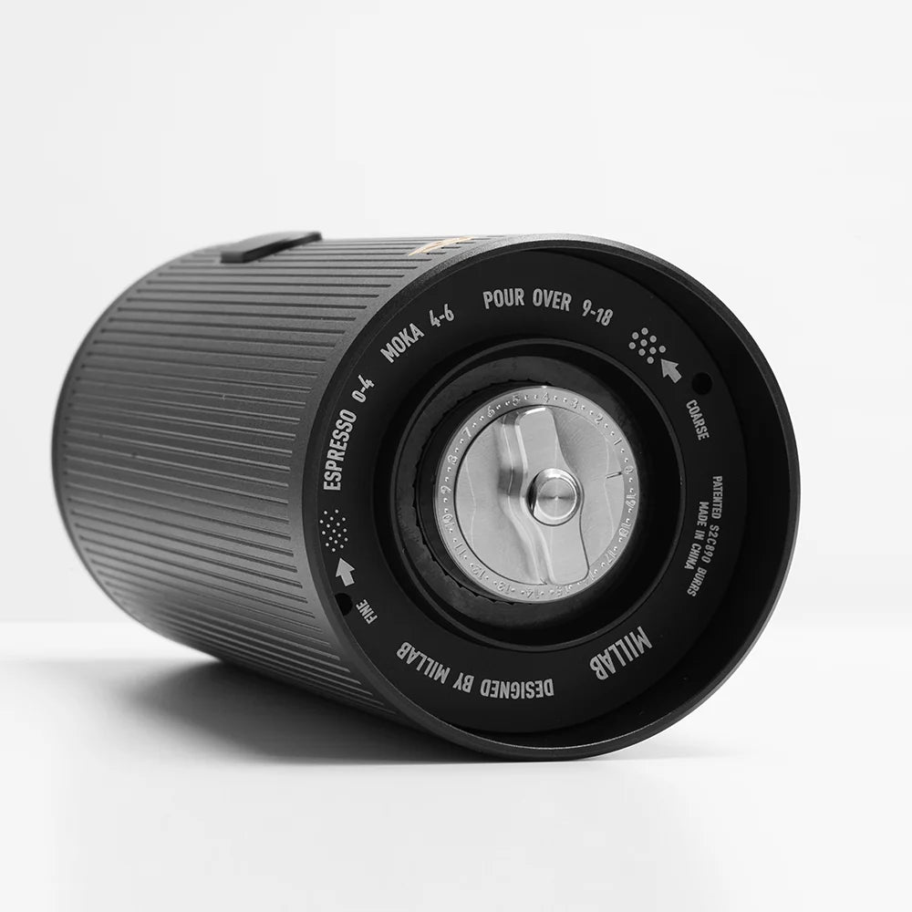Grinders-Millab E01 Rechargeable Coffee Grinder - Matt Black-Armchair Barista