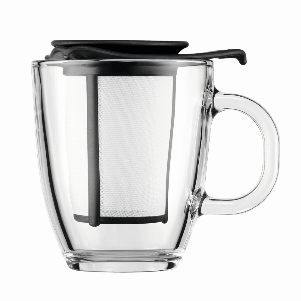 Yo-Yo Set Mug+Tea Strainer 350ml - Black Main image