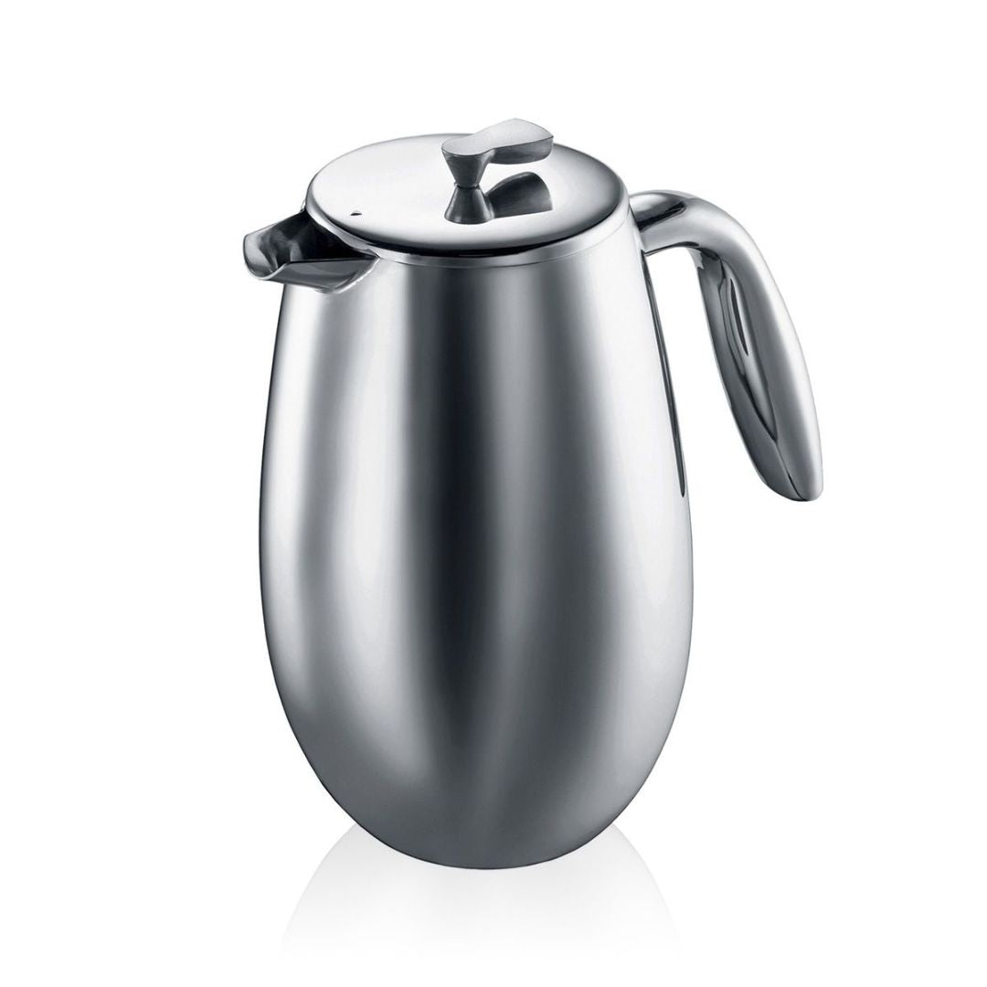 Columbia French Press Coffee Maker, Double Wall, 8 Cup, 1L