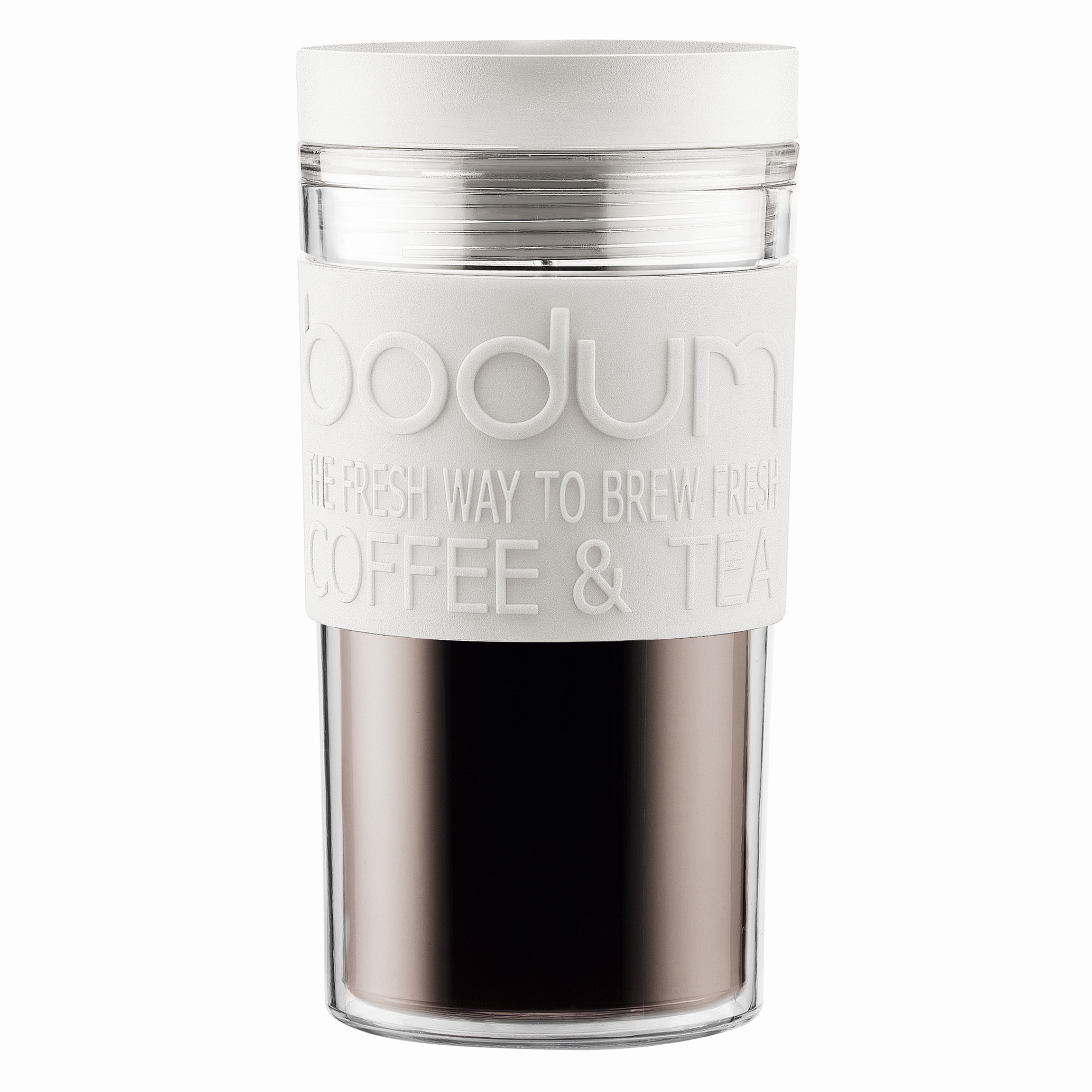 Travel Mug Double Wall 350ml - Off White