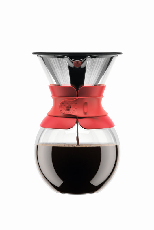 Bodum Pour Over Coffee Maker 1 litre - Red