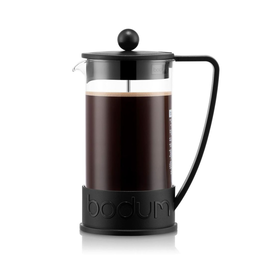 Brazil French Press Coffee Maker 8 Cup, 1L - Black Main image