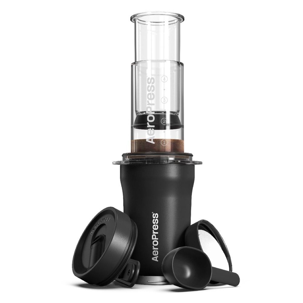 AeroPress Go Plus Travel Coffee Press Black Secondary image