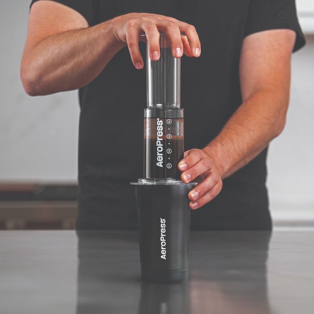 AeroPress Go Plus Travel Coffee Press Black