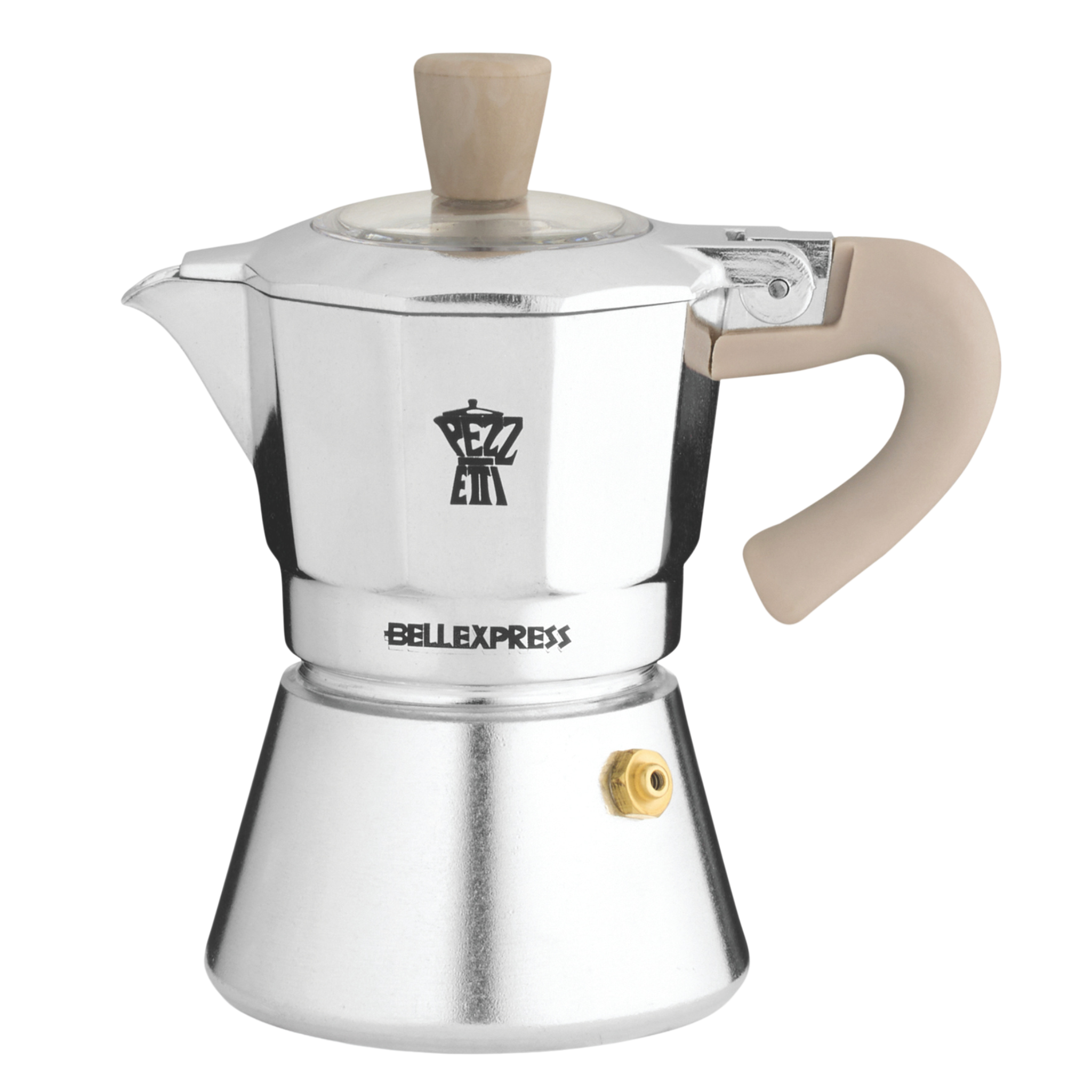 Pezzetti Belle Express Stove Top Coffee Maker - Silver Main image