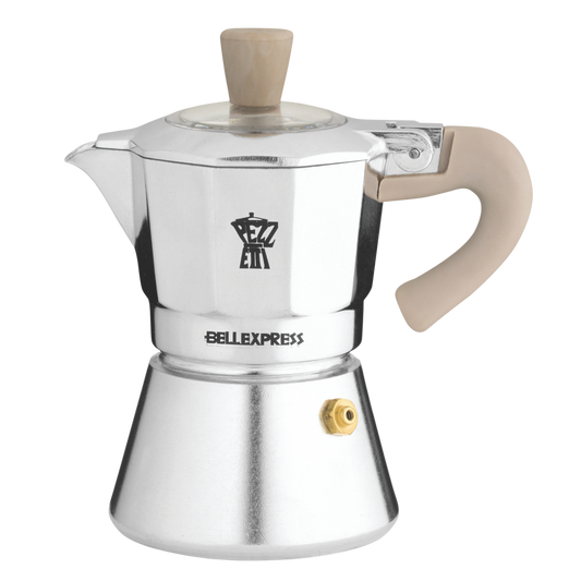 Pezzetti Belle Express Stove Top Coffee Maker - Silver