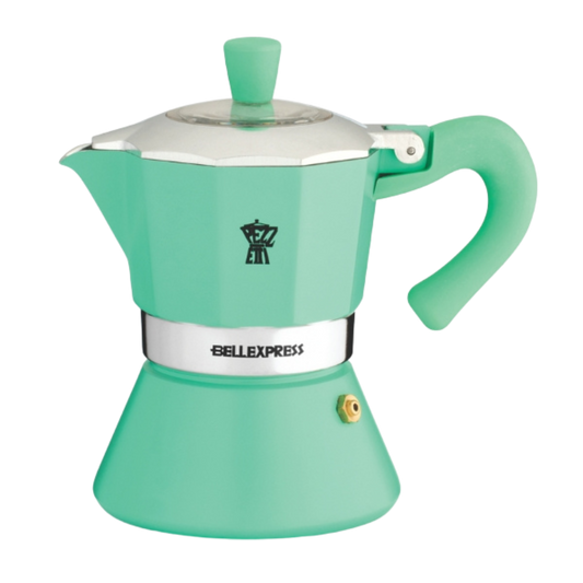 Pezzetti Belle Express Stove Top Coffee Maker - Green