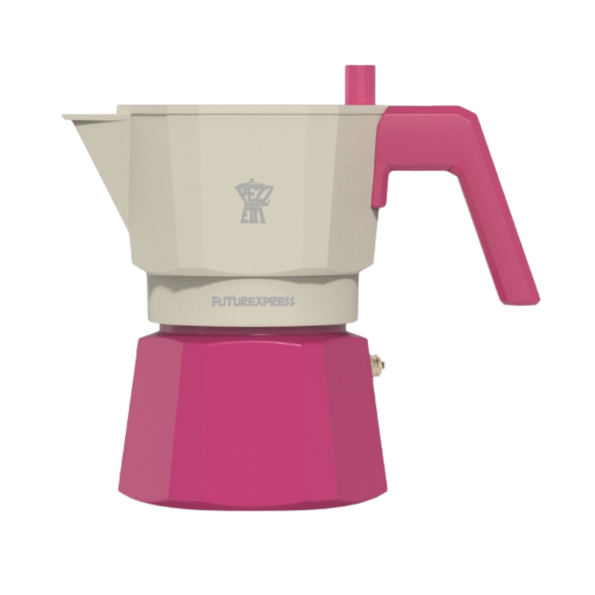 Pezzetti Future Express Stove Top Coffee Maker - Pink Main image