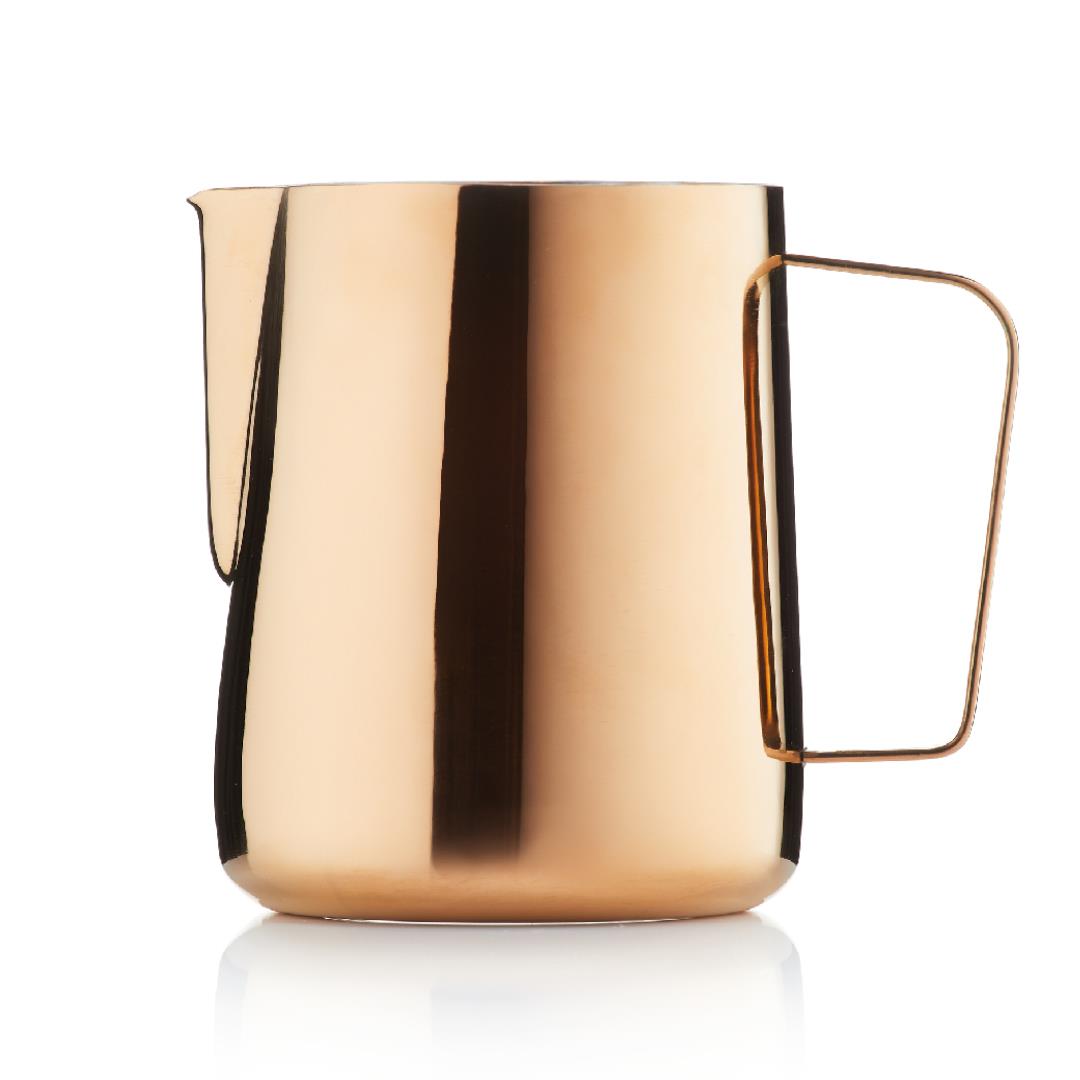 Barista & Co 600ml Core Milk Jug Pitcher - Rose Brass