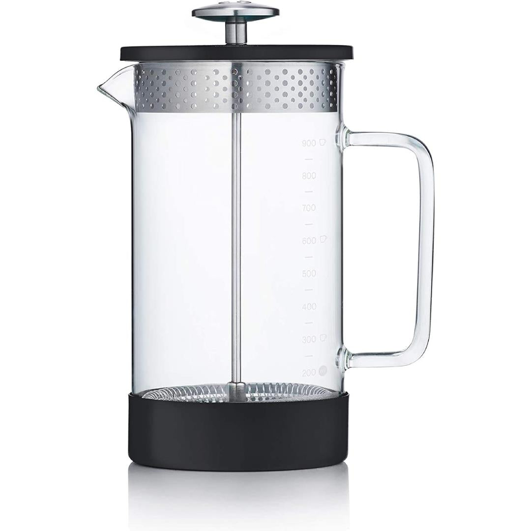 Barista & Co Core Coffee Press - Black - 8 Cups / 3 Mugs