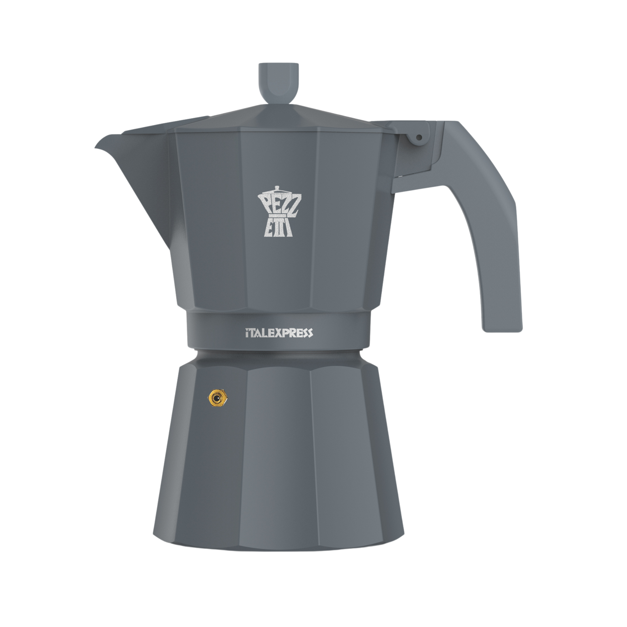 Pezzetti Ital Express Stove Top Coffee Maker - Grey