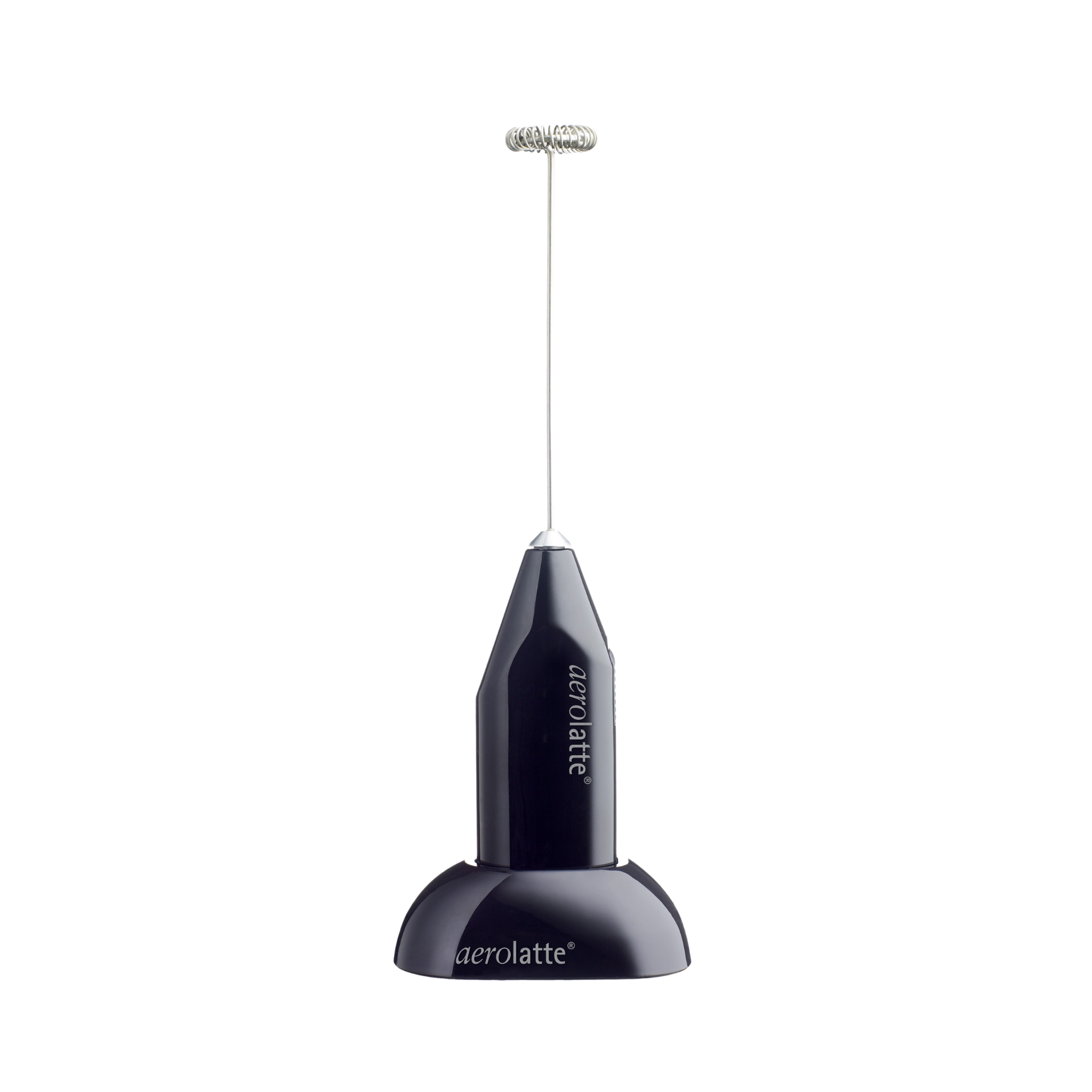 Black Aerolatte Milk Frother with Stand