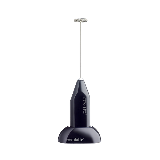 Black Aerolatte Milk Frother with Stand