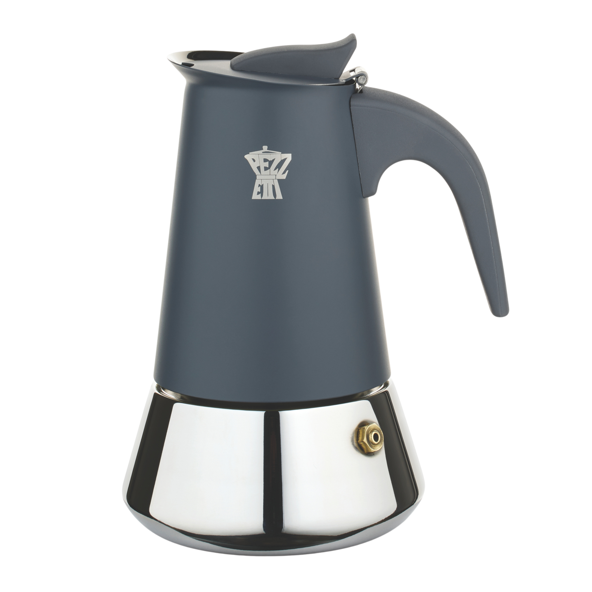 Pezzetti Steel Express Stove Top Coffee Maker - Grey Main image