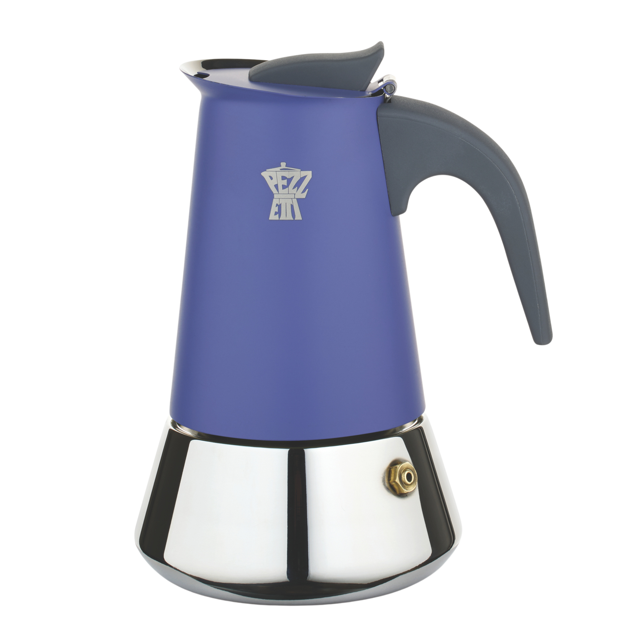 Pezzetti Steel Express Stove Top Coffee Maker - Inidigo