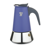 Pezzetti Steel Express Stove Top Coffee Maker - Inidigo