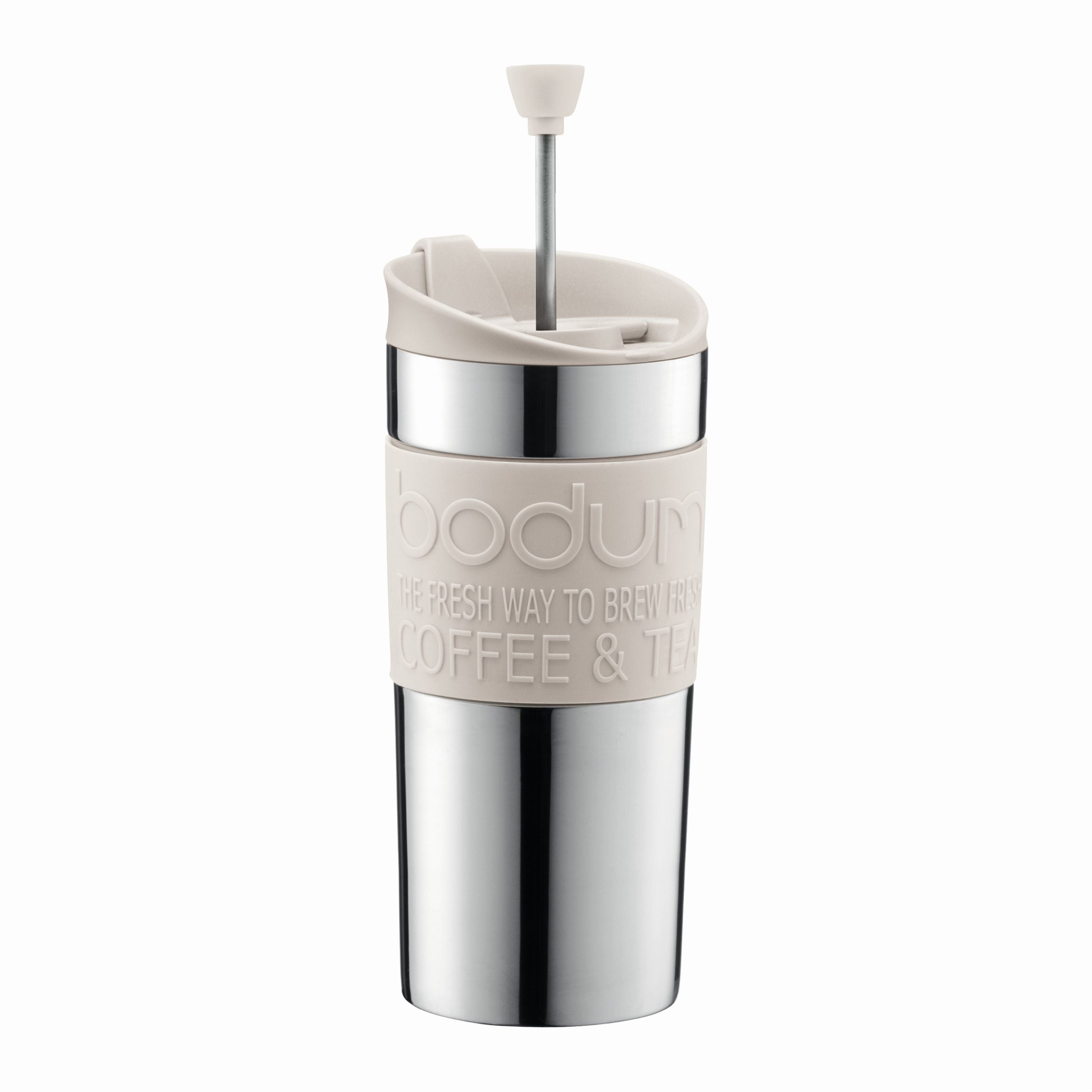 Travel Press Coffee Maker 350ml - White Main image