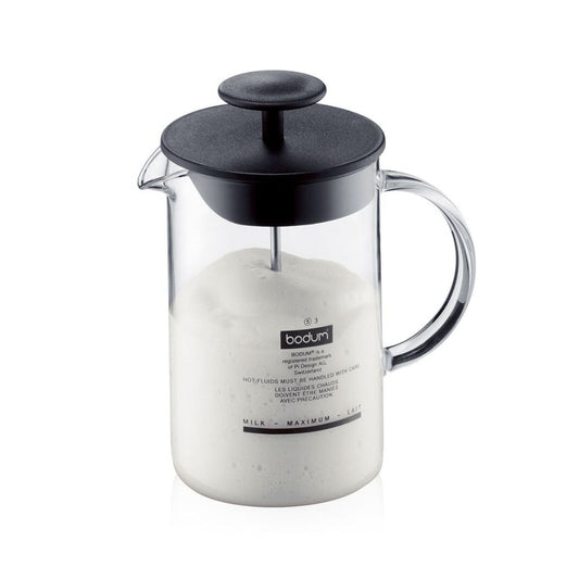 Bodum Latteo Milk Frother 250ml - Glass/Black