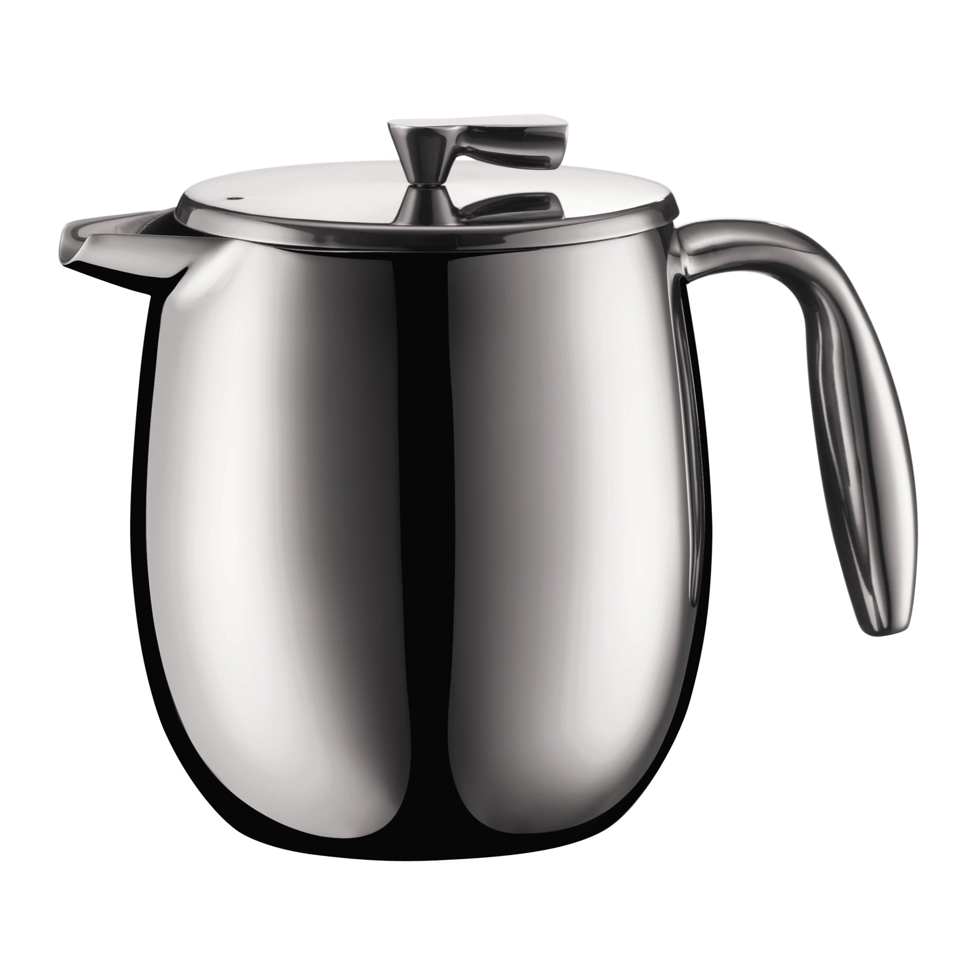 Columbia French Press Coffee Maker, Double Wall, 4 cup, 0.5L Chrome Main image