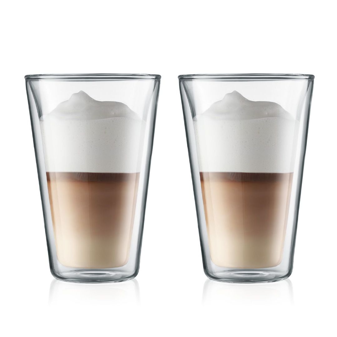 Canteen Double Wall Glass 0.4L (2pc Set)